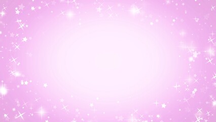 Pink background with stars