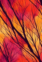 Abstract design of wallpaper Generative AI