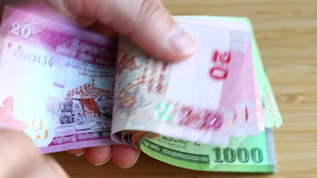 Sri Lanka money, recalculation in the hands of the Sri Lankan rupee, the concept of household budget, financial situation