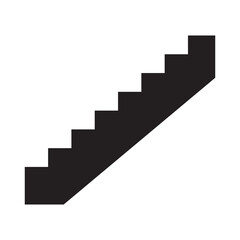 Fototapeta premium stairs icon vector