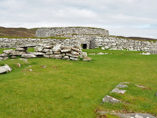 Clickimin broch in Lerwick, Shetland Islands.