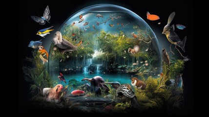 The study of preserving and protecting biodiversity and ecosystems to prevent species extinction and ecosystem degradation