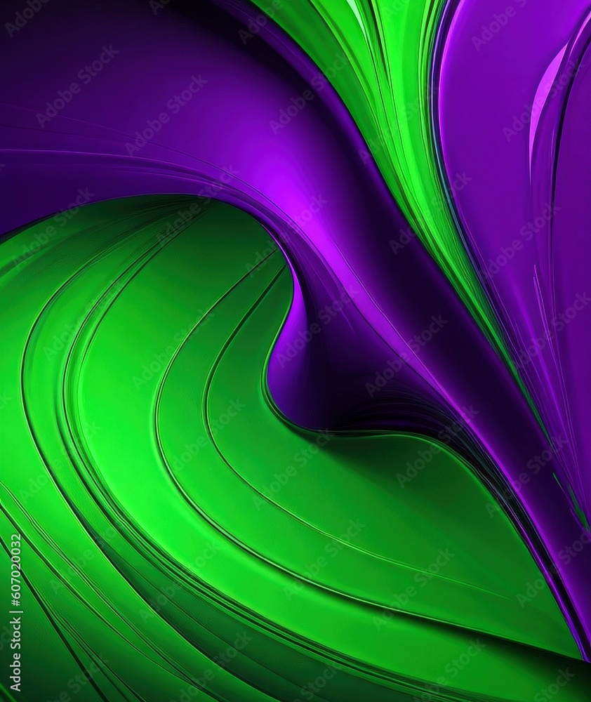 Aufkleber abstract background with vibrant colors and fluid shapes with generative ai technology