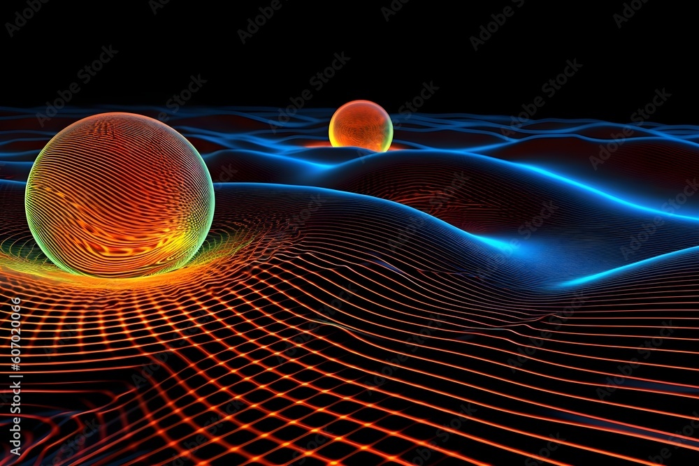 Wall mural abstract background with space