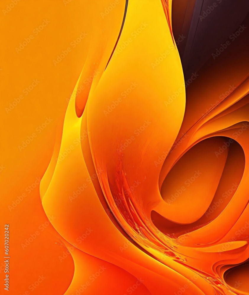 Aufkleber abstract background with vibrant colors and fluid shapes with generative ai technology
