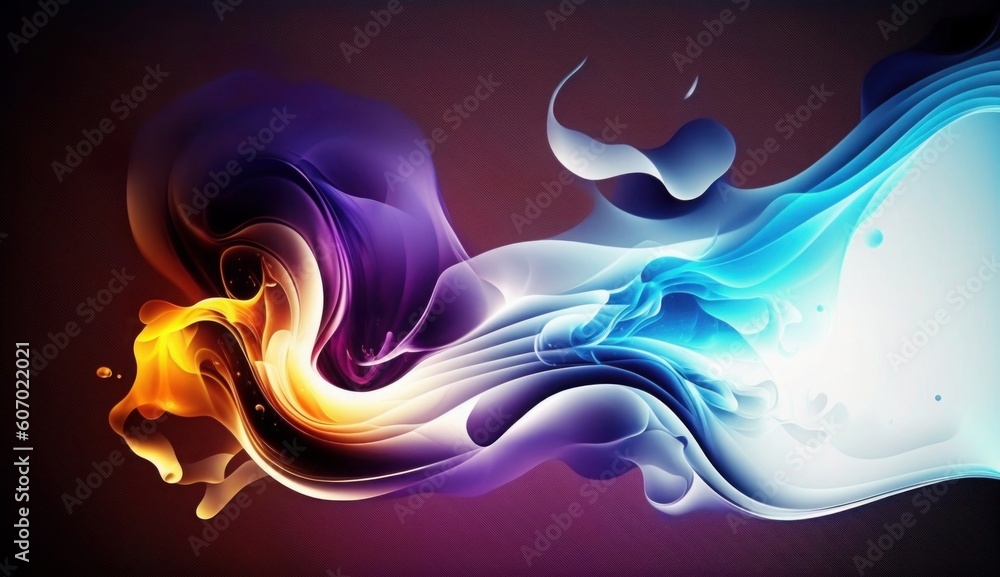 Canvas Prints abstract light background, generative ai