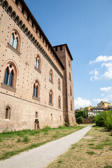 Fototapeta na wymiar Castello Visconteo - the Visconti Castle of Pavia, Lombardy region, Italy
