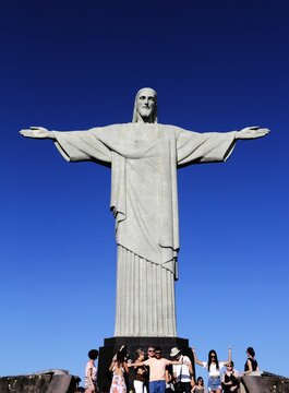 Statue of Christ the Redeemer in Rio de Janeiro in Brazil