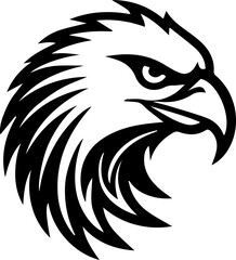 Eagle head icon. Vector. Illustration