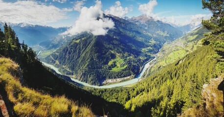 Mesmerizing view of the Austrian Alps