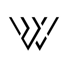 VWY simple letter logo