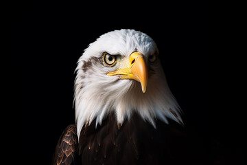 Fototapeta premium Strong American eagle Generative AI