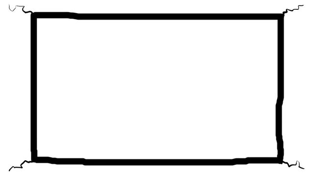 Thick frame with ponytails shakes quickly