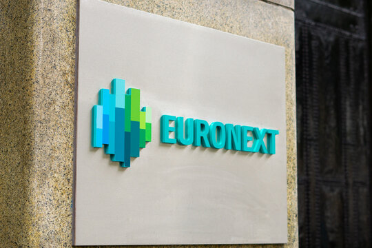 euronext sign on the wall