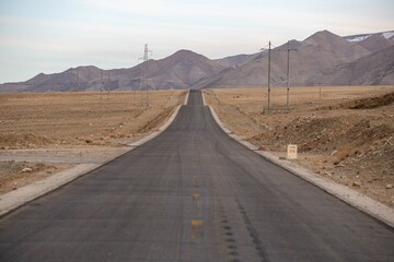 National highway in Zada County on a sunny day