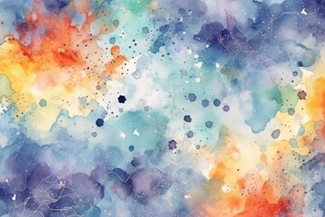 A background of abstract watercolors. (Illustration, Generative AI)