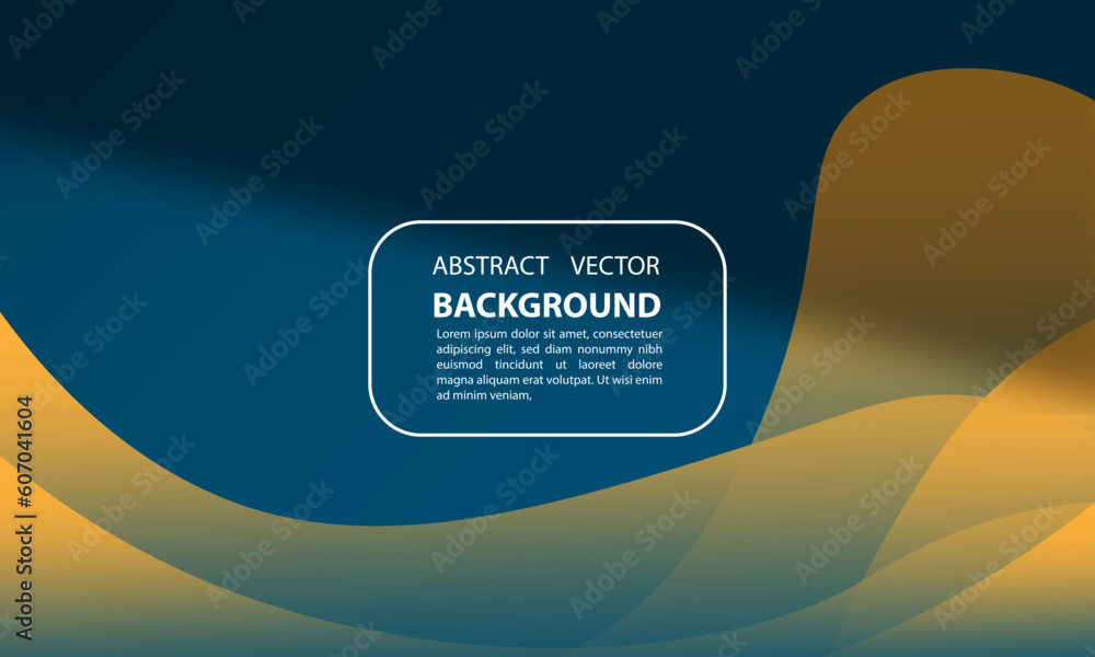 Poster dark blue background with a conceptual design and editable text