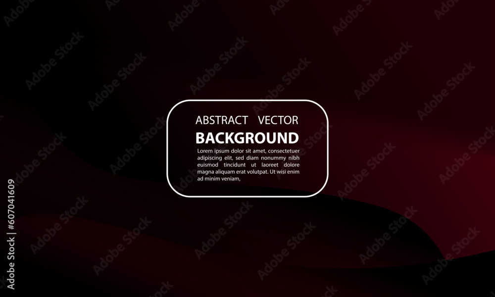 Poster abstract dark background with framed editable text