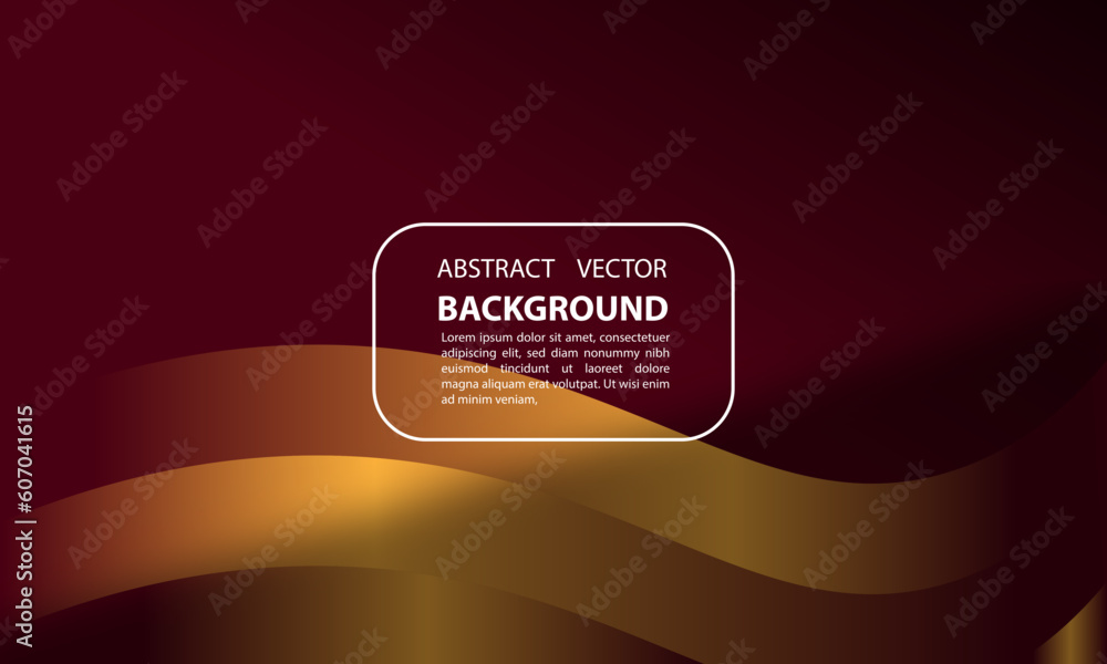 Poster abstract dark background with neon orange light design and editable text