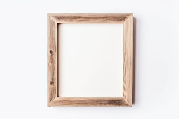 Fototapeta premium Empty picture frame with copy space for quotes, products, photos Generative AI