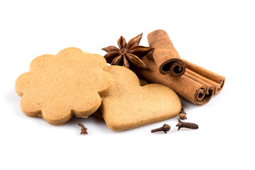 Gingerbread hearts cookies