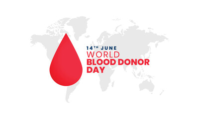 World blood donor day, June 14. Important day