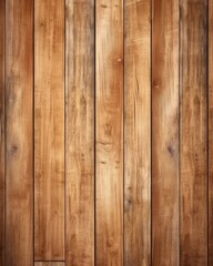 Fototapeta premium Top view of brown plank texture on wooden table. (Illustration, Generative AI)