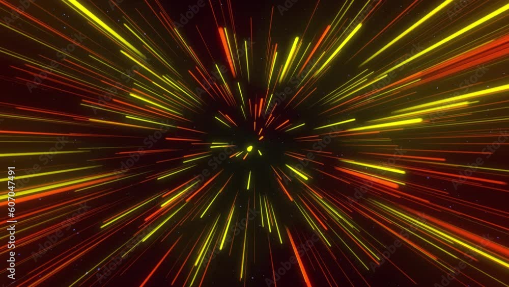 Poster abstract geometric background of radial lines. dataflow tunnel. explosive star. movement effect. bac