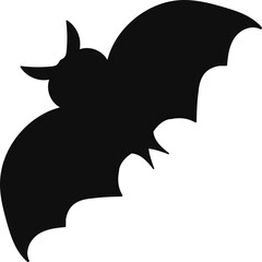 Halloween decorations concept. Halloween with  black bats.