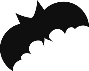 Halloween decorations concept. Halloween with  black bats.