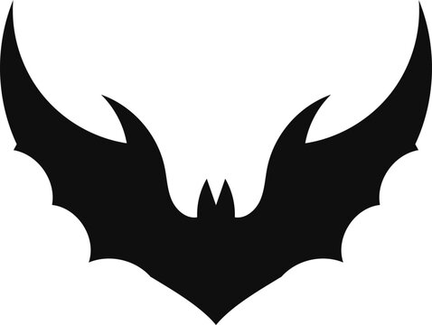 Halloween decorations concept. Halloween with  black bats.