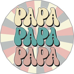 Happy Father's Day Dad Colorful Graphics. Funny Daddy Saying, Quote and Slogan for Print on Demand Industry and Printing Business.