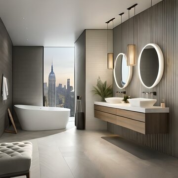 Design de banheiro moderno
