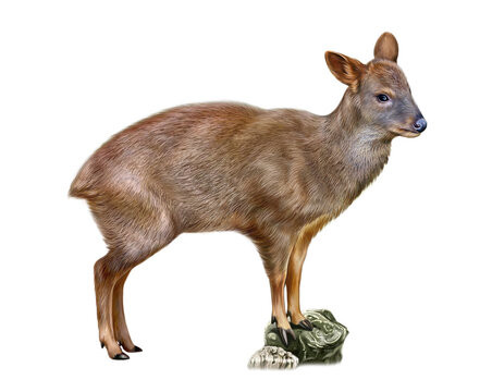 Pudu, animals of the Andes