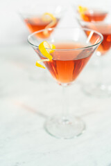 Cosmopolitan cocktail