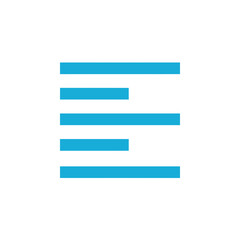 set of blue banners