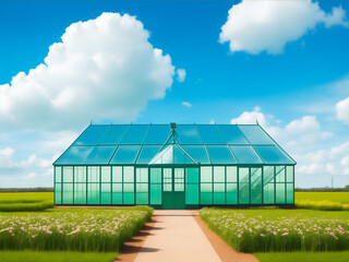 Obraz premium solar power plant