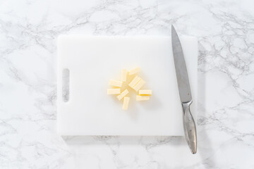 Softening unsalted butter