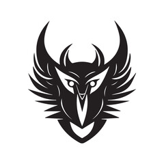 Owl logo design, owl mascot logo design, owl illustration, owl minimal logo vector,