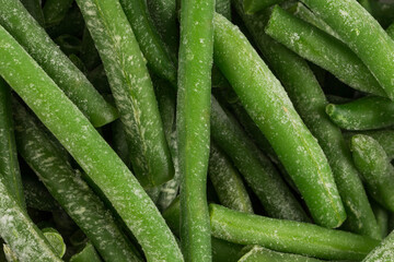 Frozen cut green beans vegetable