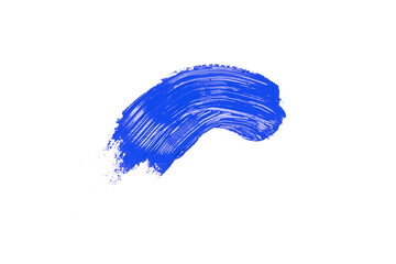 Fototapeta premium blue stroke of the paint brush
