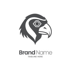 Parrot logo design, bird logo, bird illustration