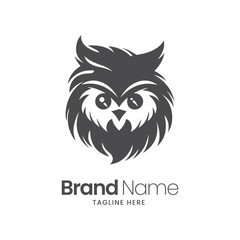 Owl logo template with modern concept, owl logo design