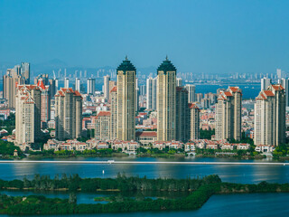 Xiamen Jimei cityscape 