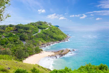 Foto op Plexiglas The Tropical beach and island at Phuket Province, Thailand. © gamjai