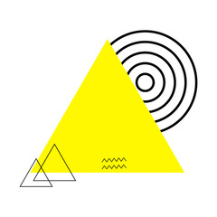 Memphis Geometric Shape