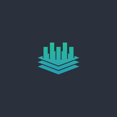 Abstract Layer Logo Icon Tech Ideas
