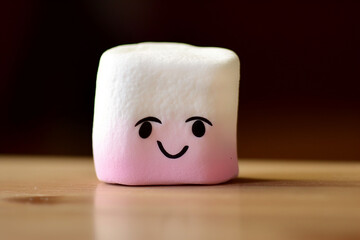 marshmallow sorridente. 