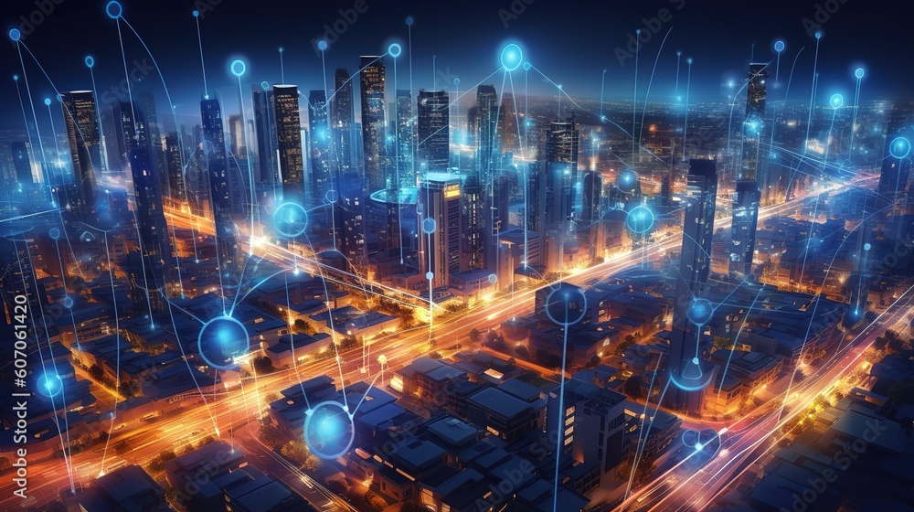 Poster the global world wide web and telecommunications on earth, cryptocurrency, blockchain and the intern