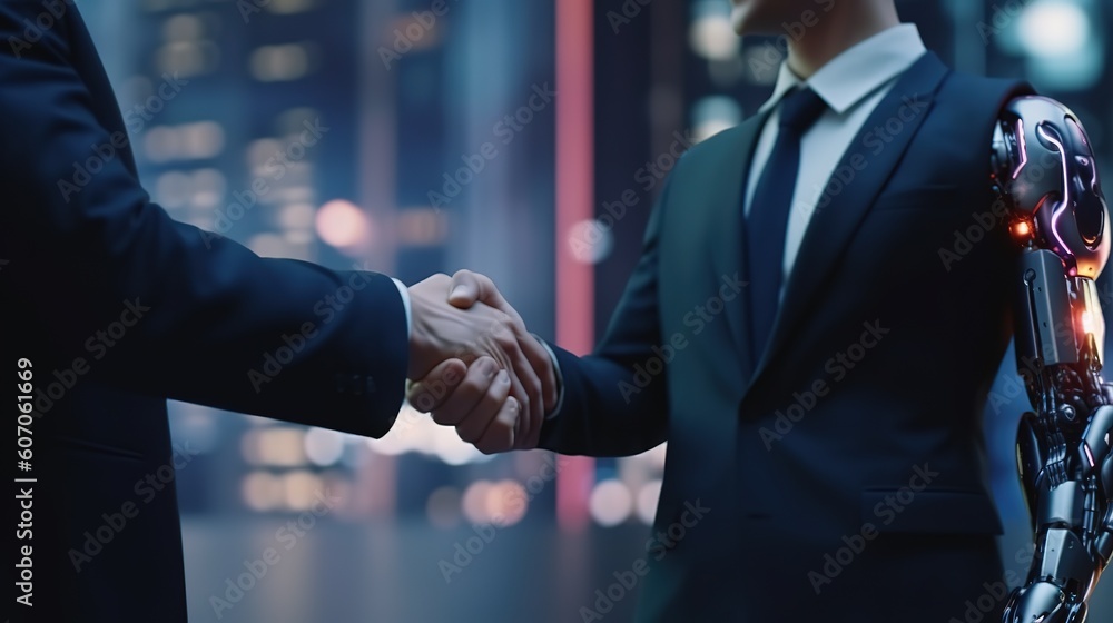 Leinwandbilder Manual work with business data analytics, process management using financial charts.Futuristic innovative technologies. Generative AI